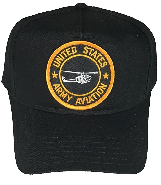 UNITED STATES ARMY AVIATION HAT CAP HUEY UH-1 HELICOPTER FORT RUCKER