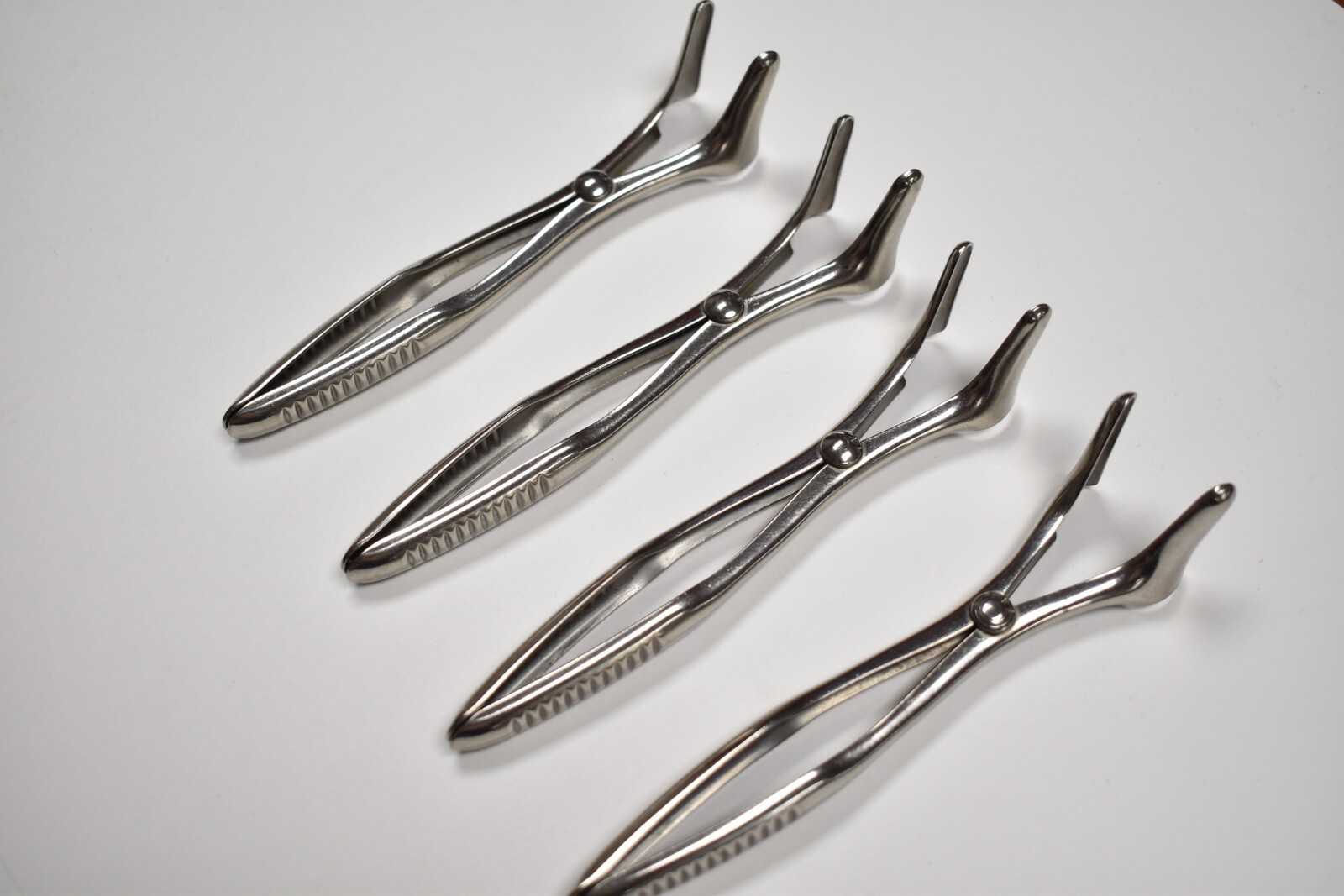 4 PCS - Miltex Nasal Specula Thin Rounded Tips 5 3/4 Inches Length