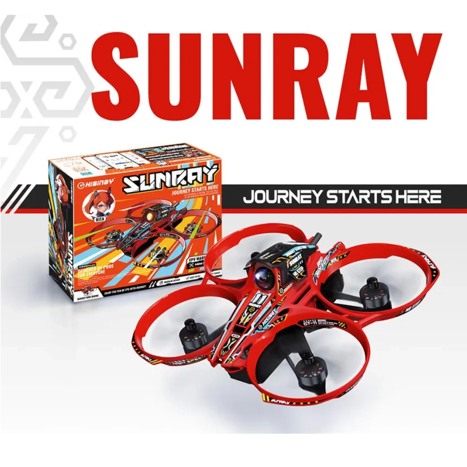 FPV MINI Drone Kit  Drone for Beginners, First-Person View Drone