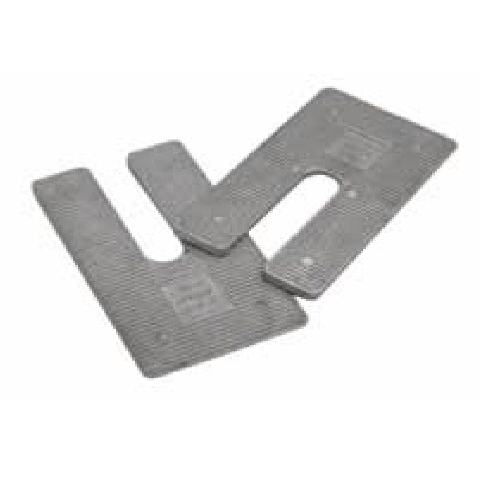 Specialty Products Aluminum Alloy 2.5" x 1° x 5" Truck Axle Shims Set of 6