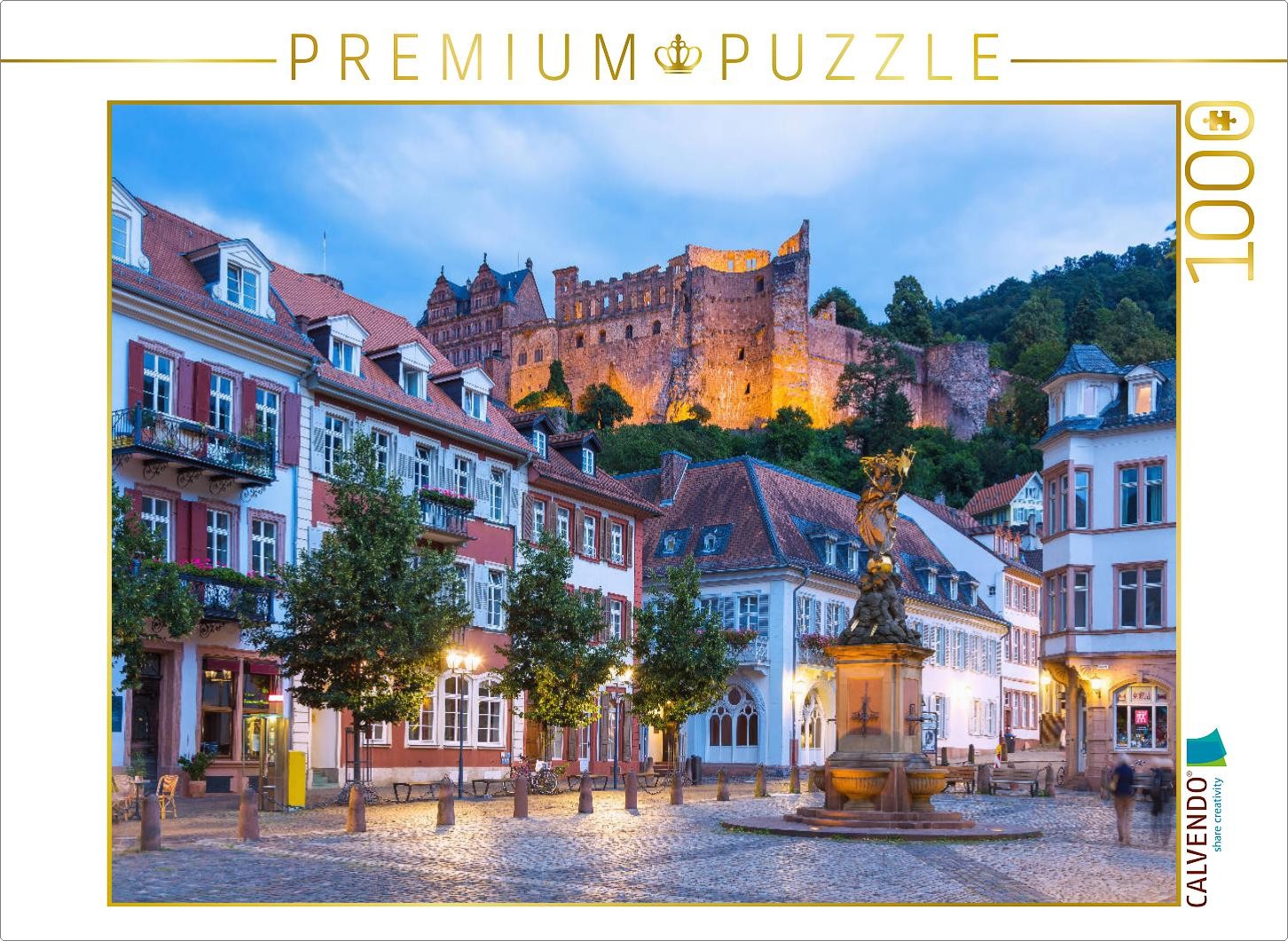 CALVENDO Puzzle Heidelberg am Neckar | 1000 Teile Lege-Größe 64x48cm Foto-Puzzle