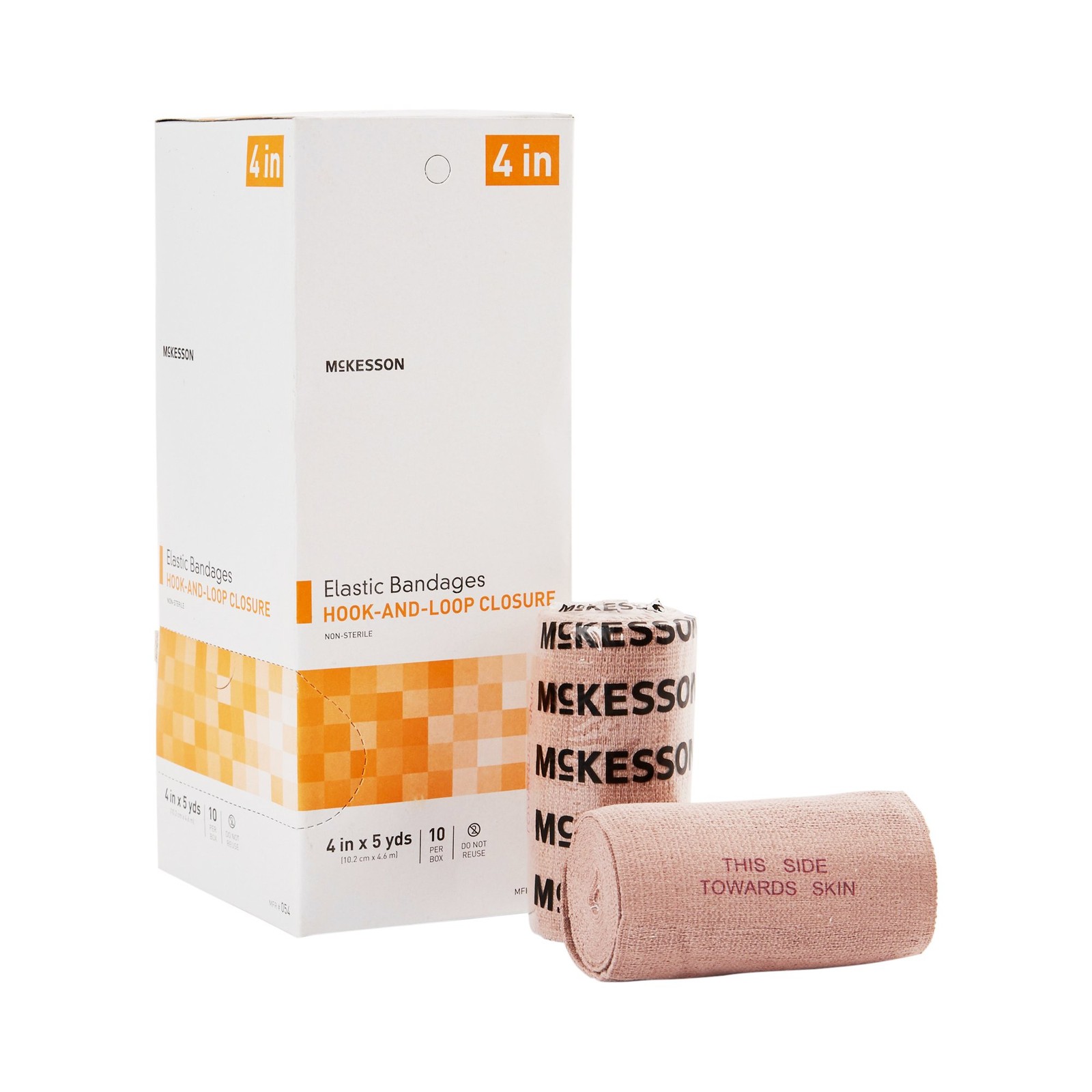 McKesson Knit Bandage Beige NonSterile 4" x 5 Yd 10 Ct