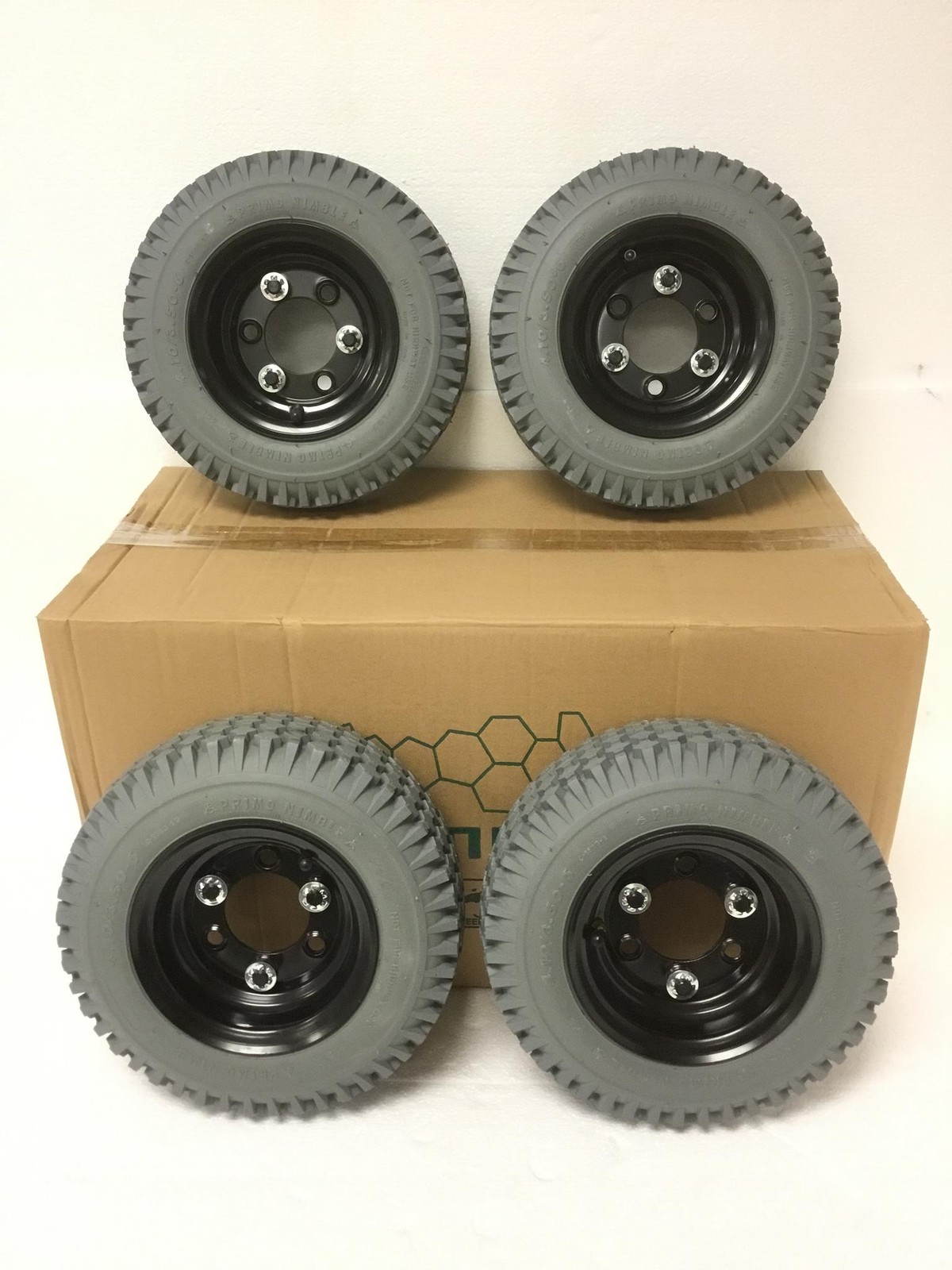 NEW PRIMO NIMBLE 4.10-3.50-6 Tyres Standard Rim 3.25 FREE SHIP! QTY AVAILABLE