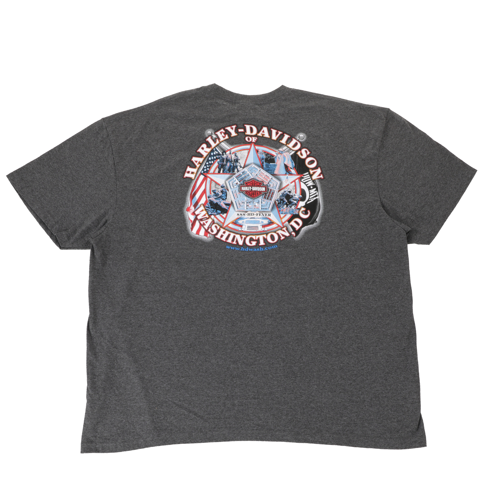 Grey Harley Davidson Graphic Tee
