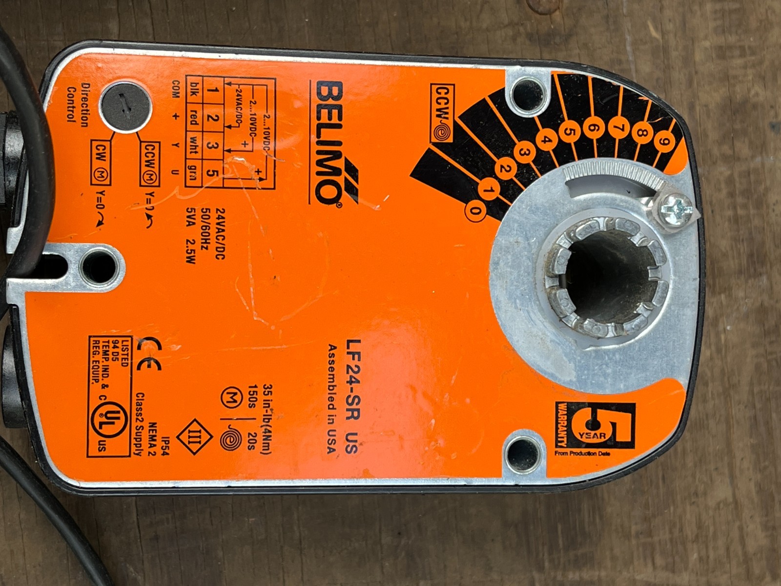 BELIMO LF24-SR US Spring Return Damper Actuator 8 IN THE LOT