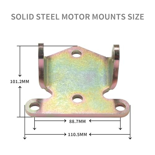 SBC/BBC Solid Steel Motor Mount Engine Bracket Kit for Chevy V8 283 327 350
