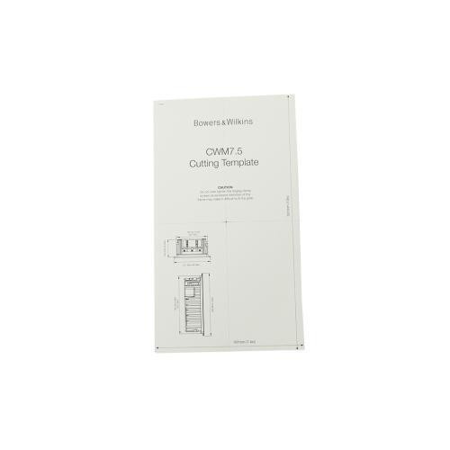 Cwm7 5 Cutout Template #TT75336 for Bowers & Wilkins