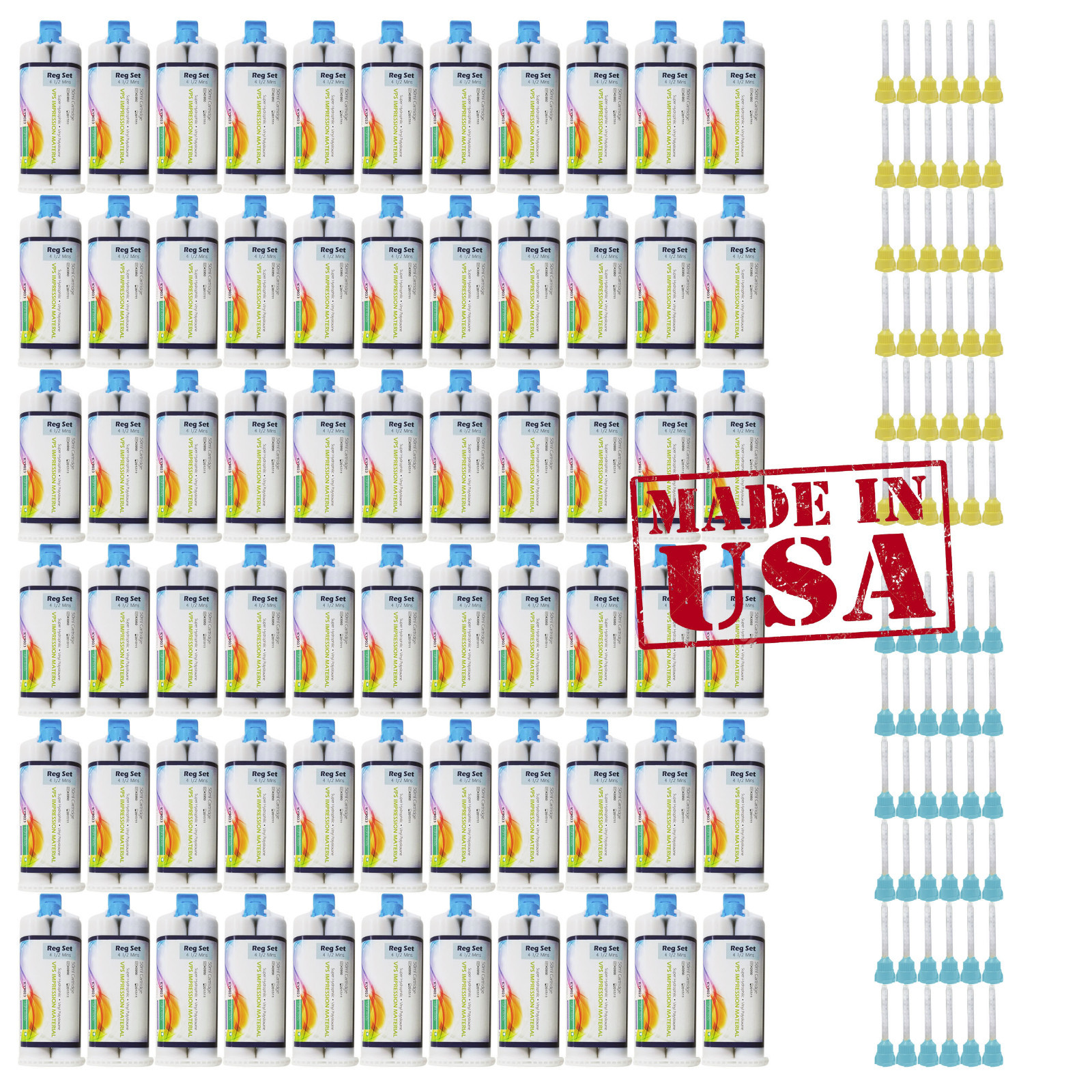 REGULAR SET Heavy Medium Light Material Body Dental Impression VPS up to66x 50ml