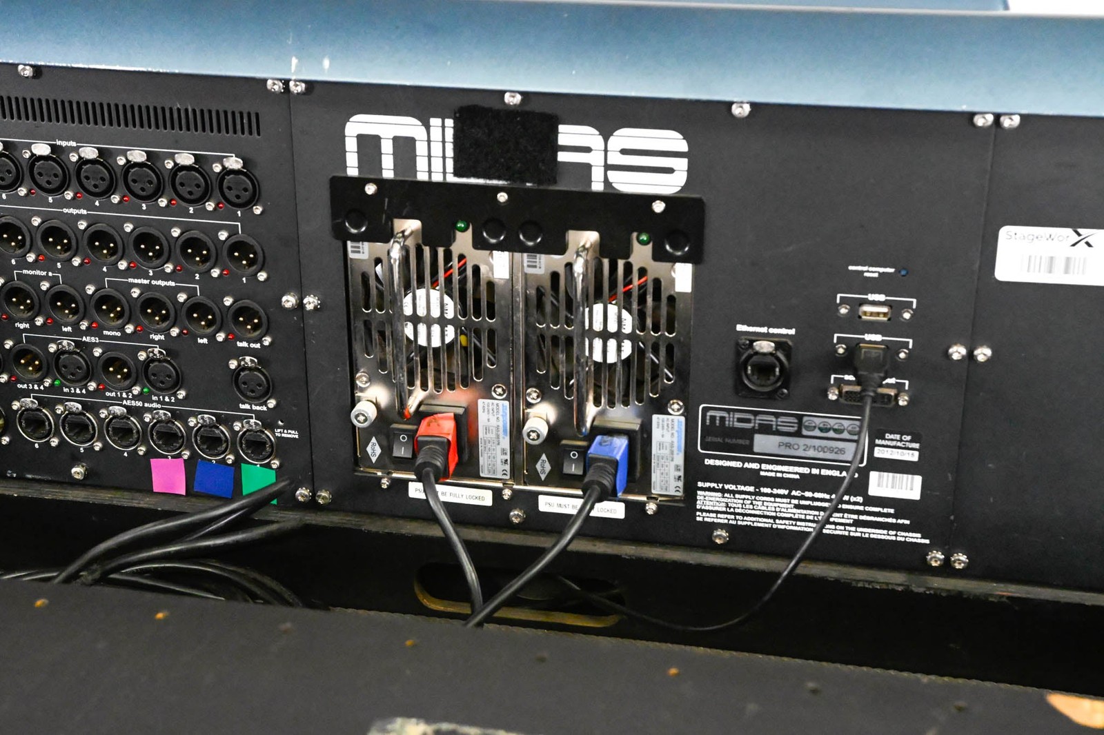 Midas PRO2 Live Digital Audio Mixing Console with Flight Case CG01VMV