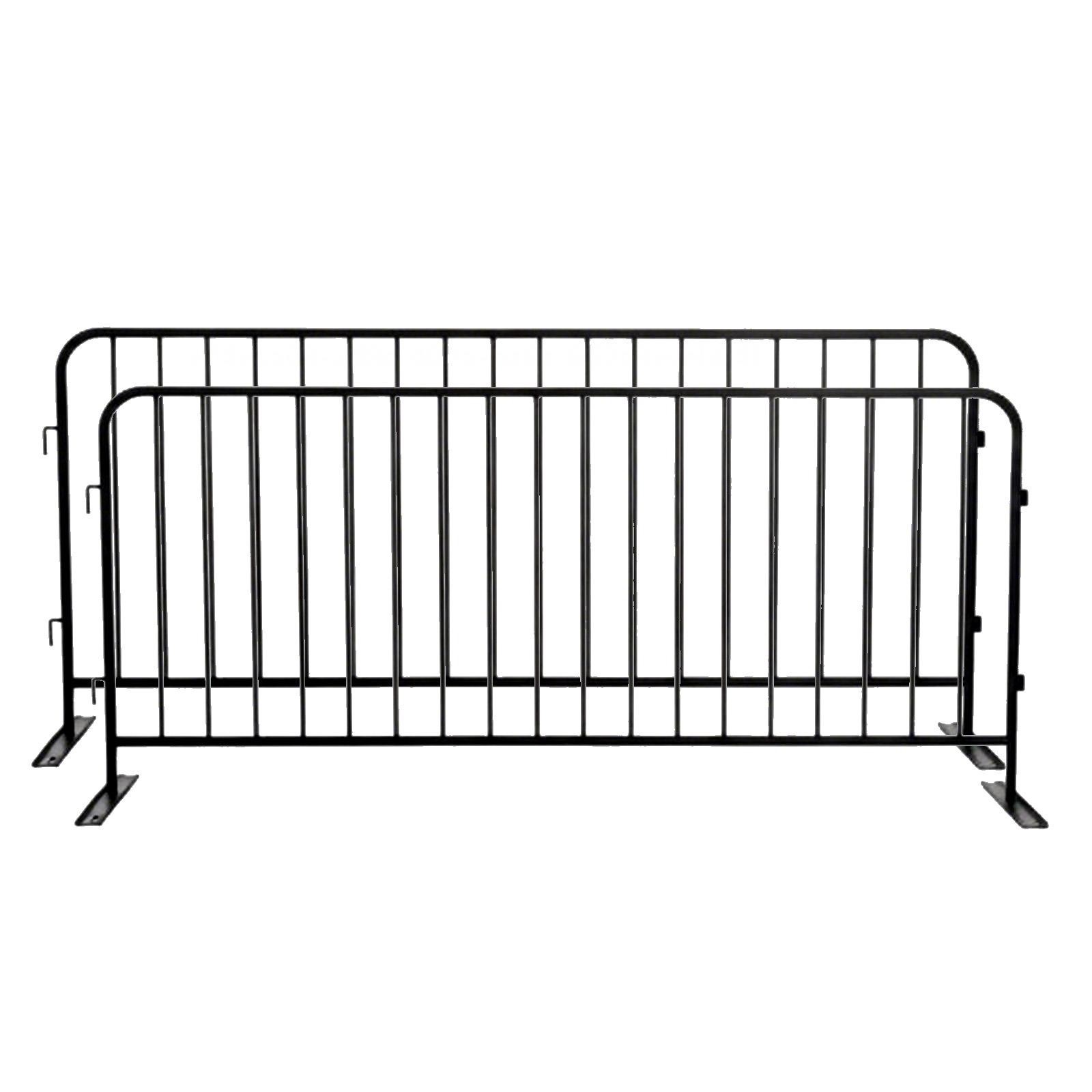2X 8.5FT Heavy Duty Interlocking Steel Heavy Duty Barrier Crowd Control Barriers