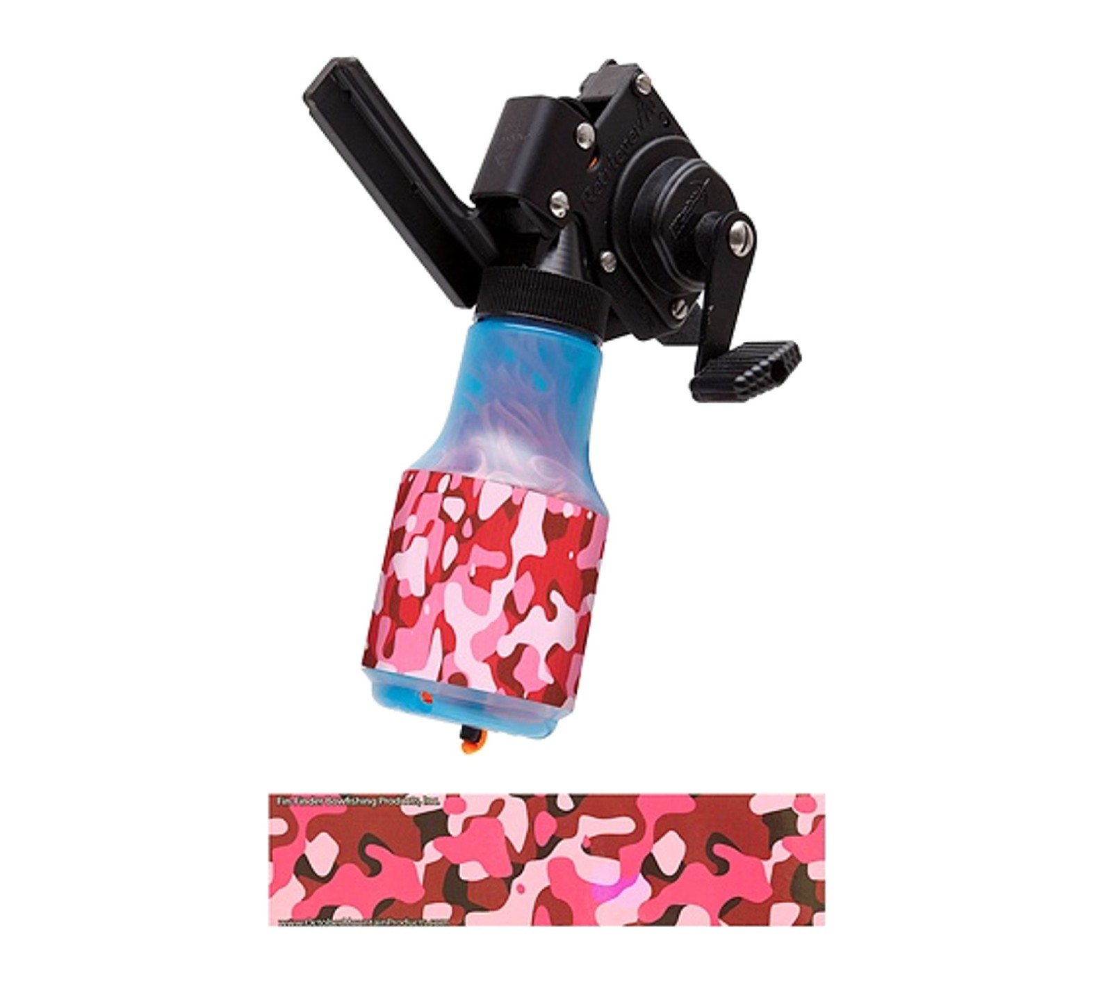 Fin-Finder HydroSkin Bowfishing Bottle Wrap Pink Camo #60822