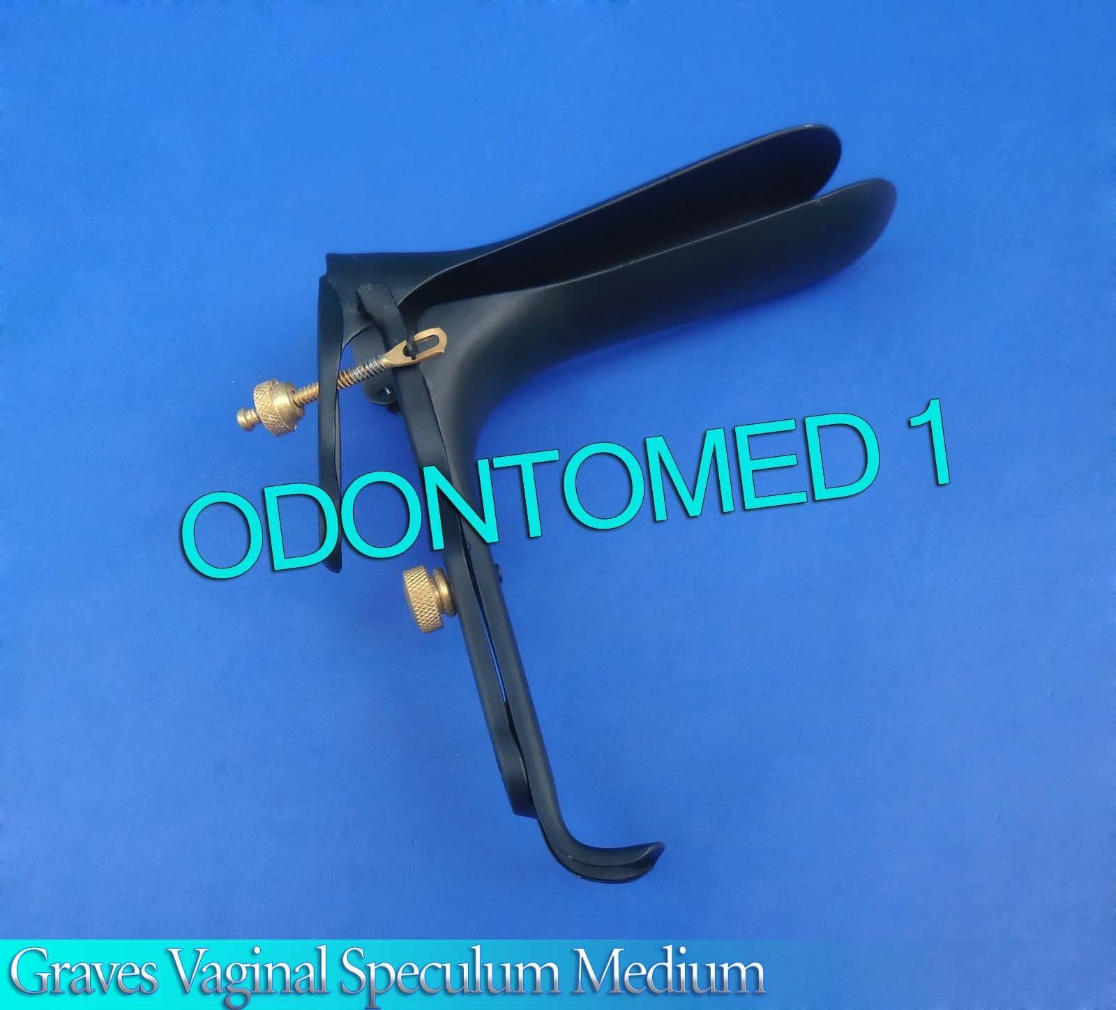 BLACK COATED GRAVES ( M ) VAGINAL SPECULUM