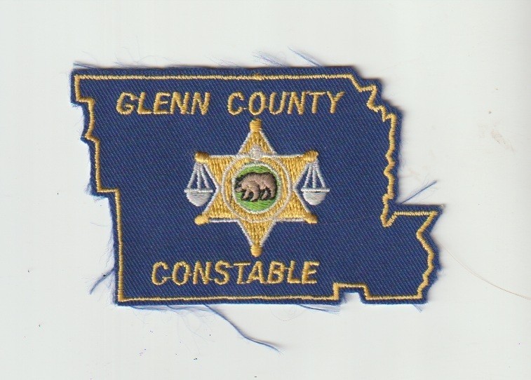 Glenn County CA Constable obsolete patch ship from Australia