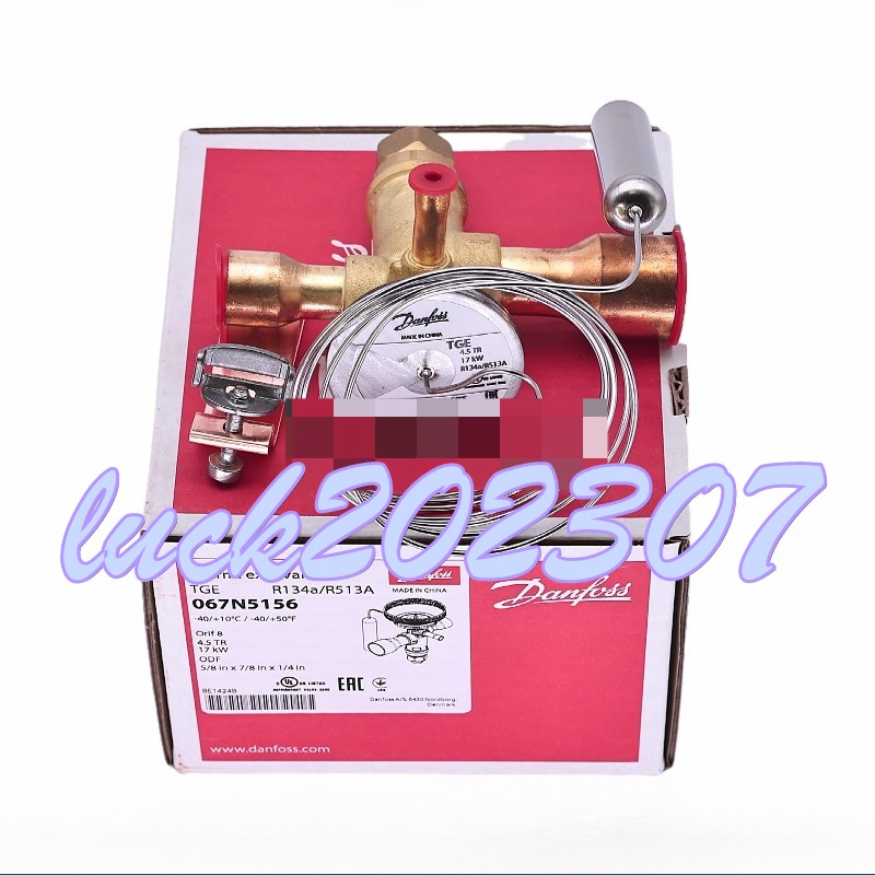1PC NEW Danfoss Expansion valve TGE 4.5 067N5156 17KW R134a 16*22 #CL