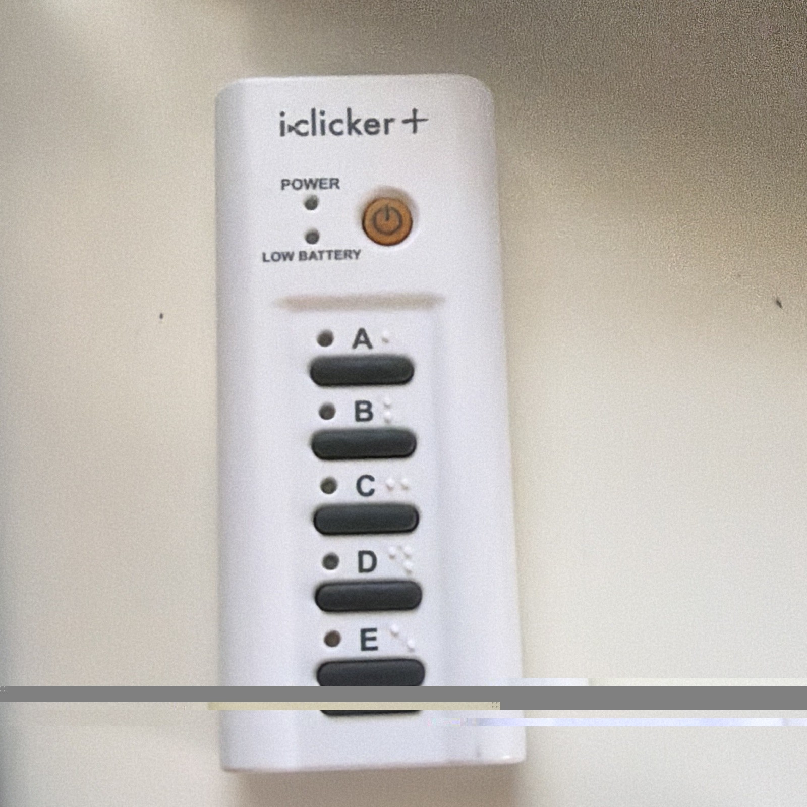 iClicker iClicker+ RLR15 Wireless Remote Control Clicker White