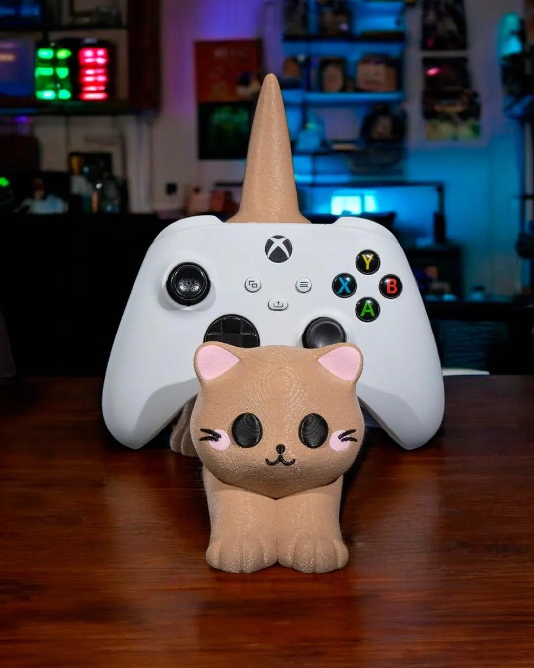 3D printed Xbox/PlayStation Controller Holder- Phone holder for hand relief