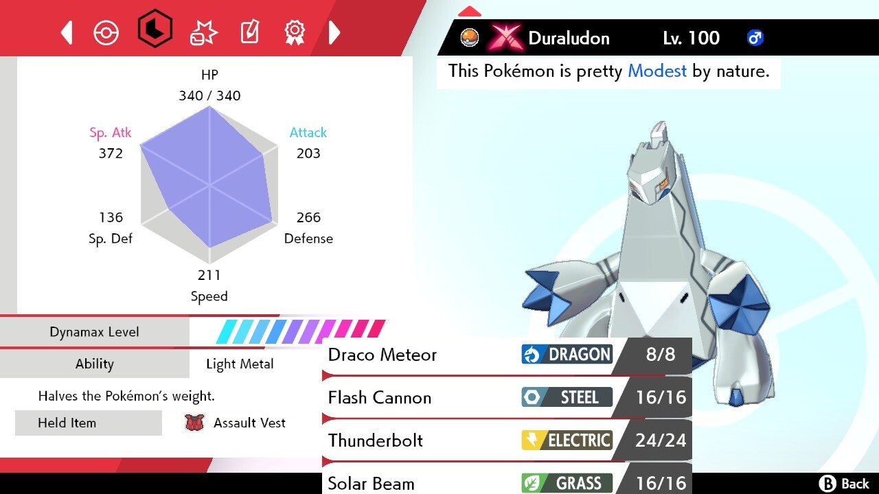 Pokemon Sword and Shield 6iv Shiny Duraludon - FAST DELIVERY!