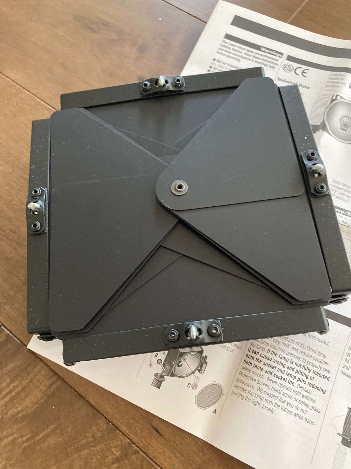 Lowel Omni Light Complete Barndoor #O1-20