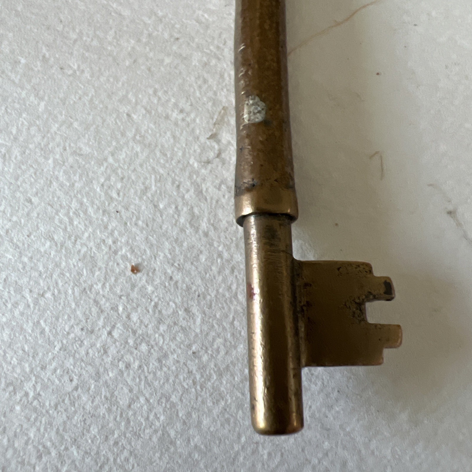 Vintage Adlake Solid Brass Railroad Skeleton Keys