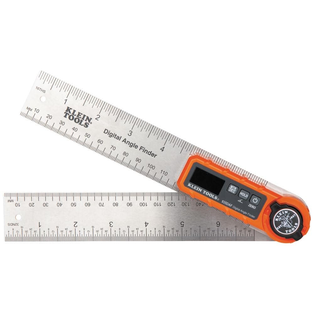 Klein Tools 935DAF Portable Digital Angle Finder Precision Miter Saw Protractor