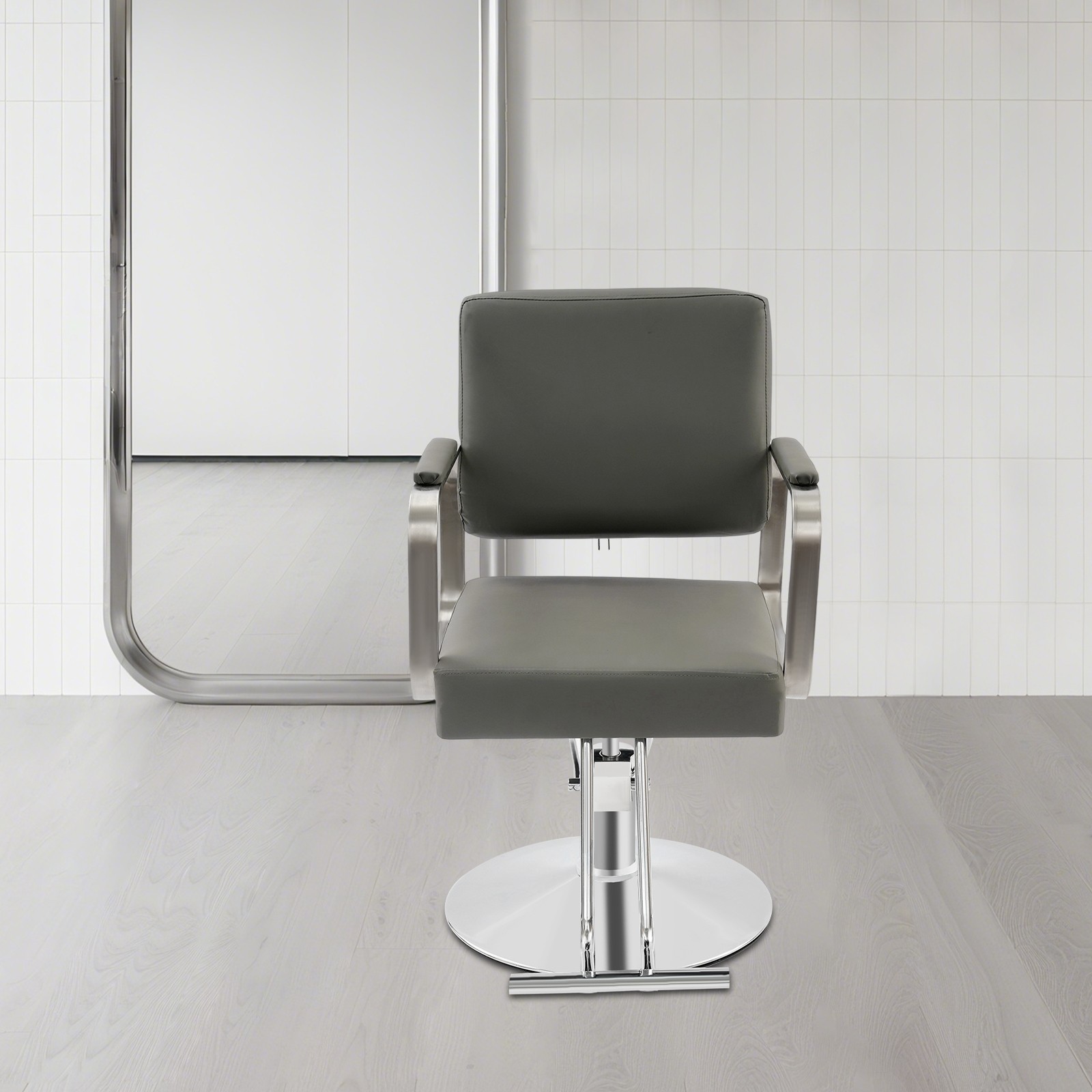 Salon Chair for Hair Stylist, 360° Rotating Barber Chair, Adjustable Salon Chair