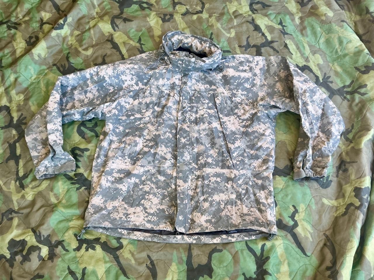 Army Military Surplus ACU Extreme Cold Wet Weather GoreTex Jacket LARGE LONG GI