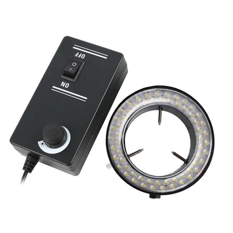 60 LED Adjustable Ring Light illuminator Lamp f/STEREO ZOOM Microscope 6 Colors