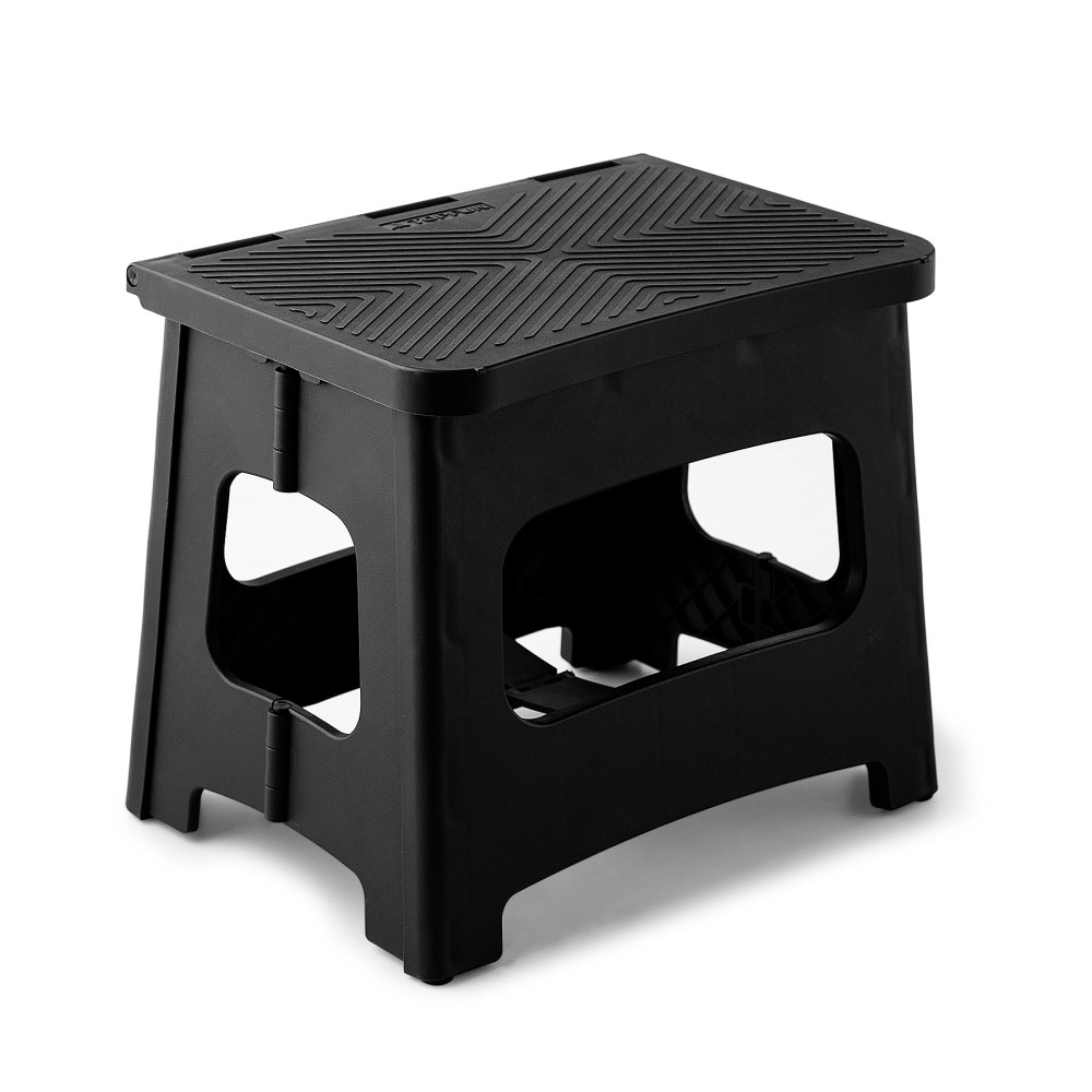 11in Folding Step Stool, Compact, Portable, Non-Slip, 300 lbs. weight capacity