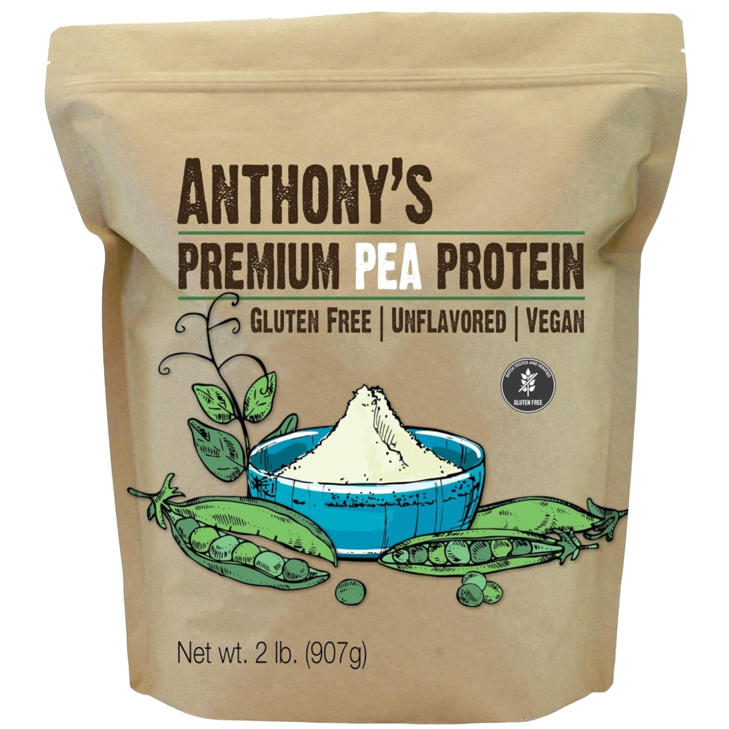 Keto-Friendly Pea Protein Powder - Plant-Based