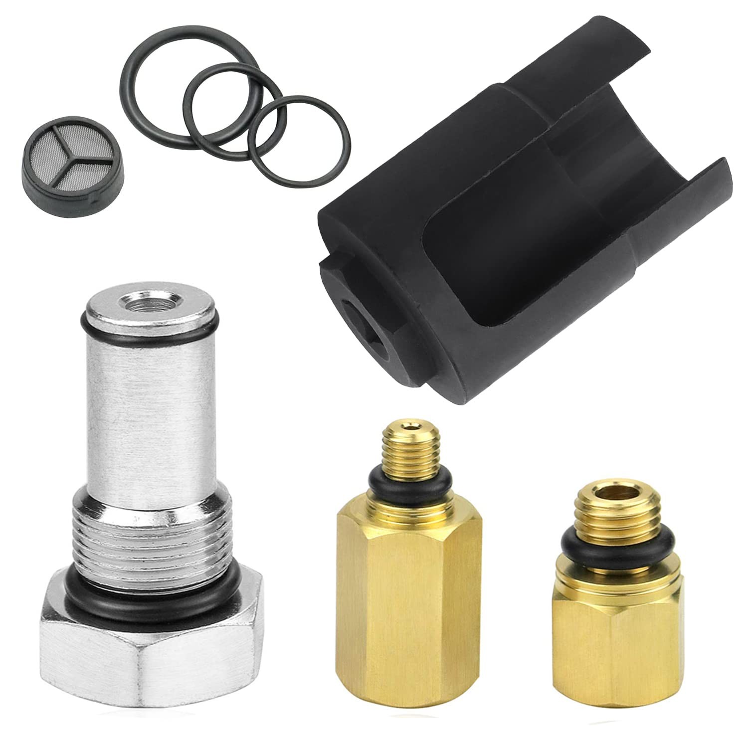 Mekar 6.0 IPR Valve Socket and Oil Rail Adapters Kits 8PCS Set, Set