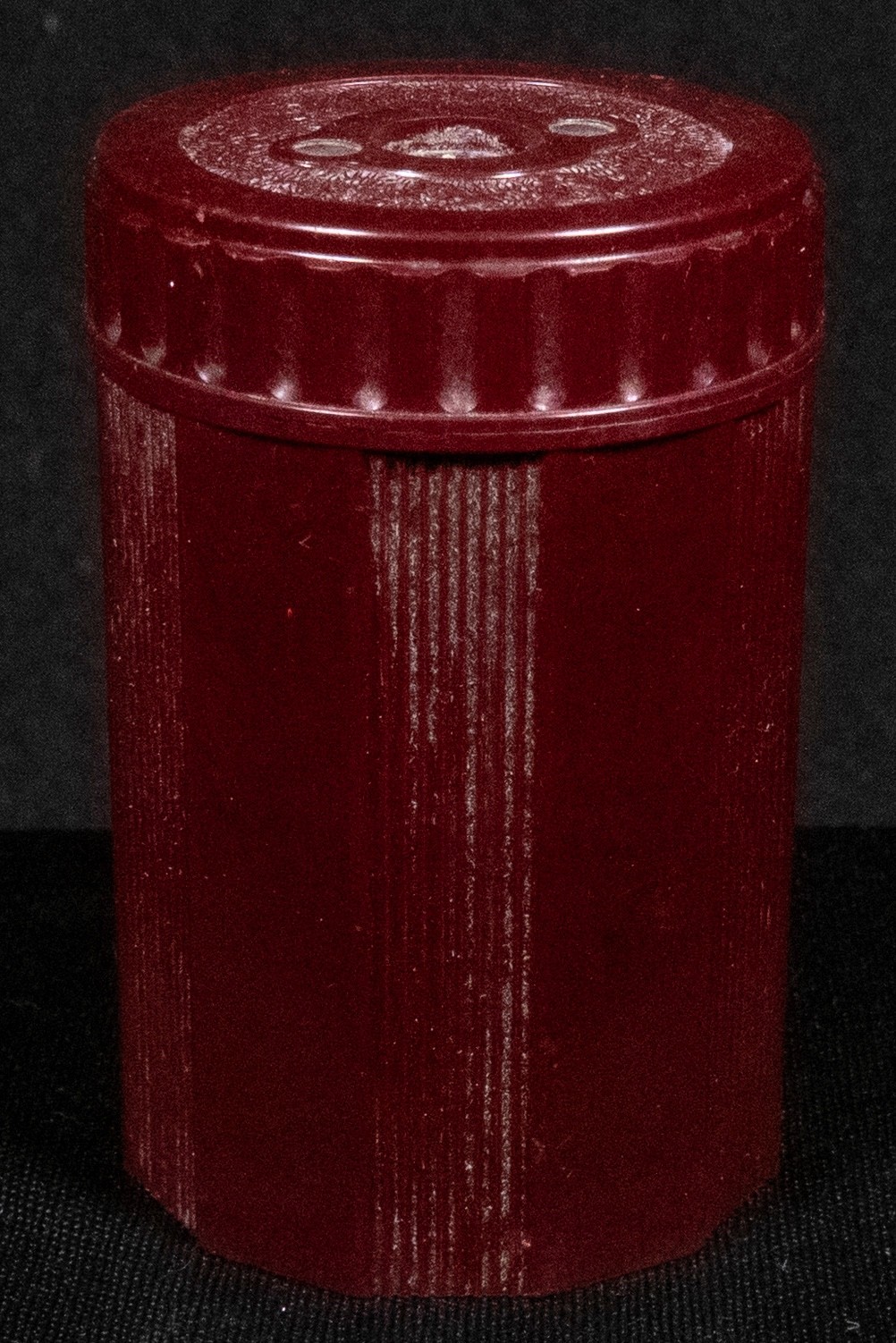 Bakelite Pencil Sharpener Burgundy DUX Made in Germany 2.25" Tall