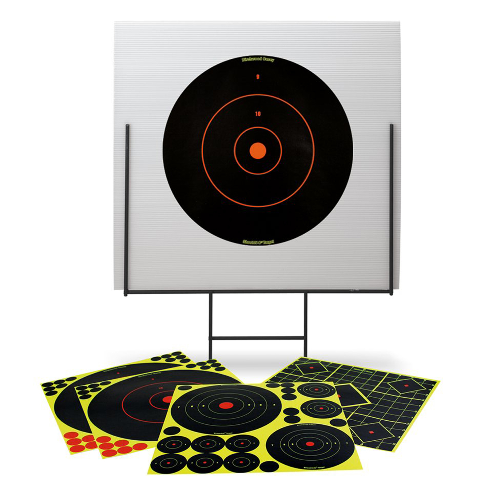 Birchwood Casey Portable Shooting Range 13 Targets w/ Pasters on 4 Sheets  46101
