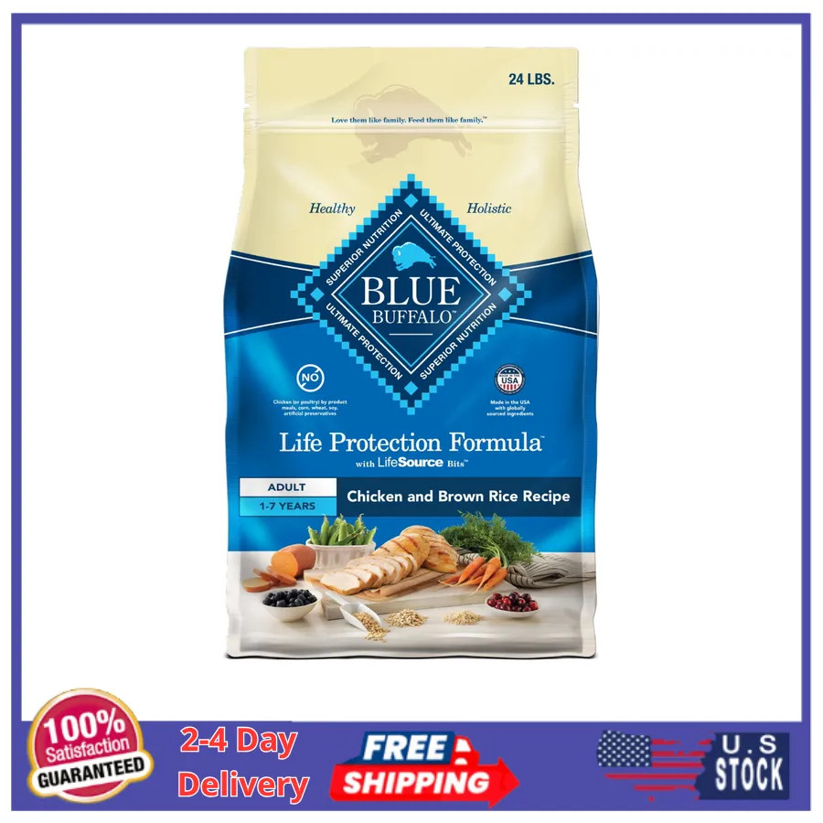 Blue Buffalo Life Protection Adult Chicken and Brown Rice Dry Dog Food 24lb