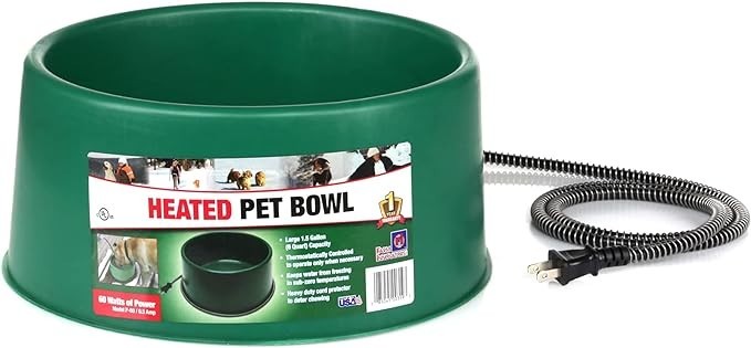 Premium Heated Water Bowl, 1.5 Gallon NEW