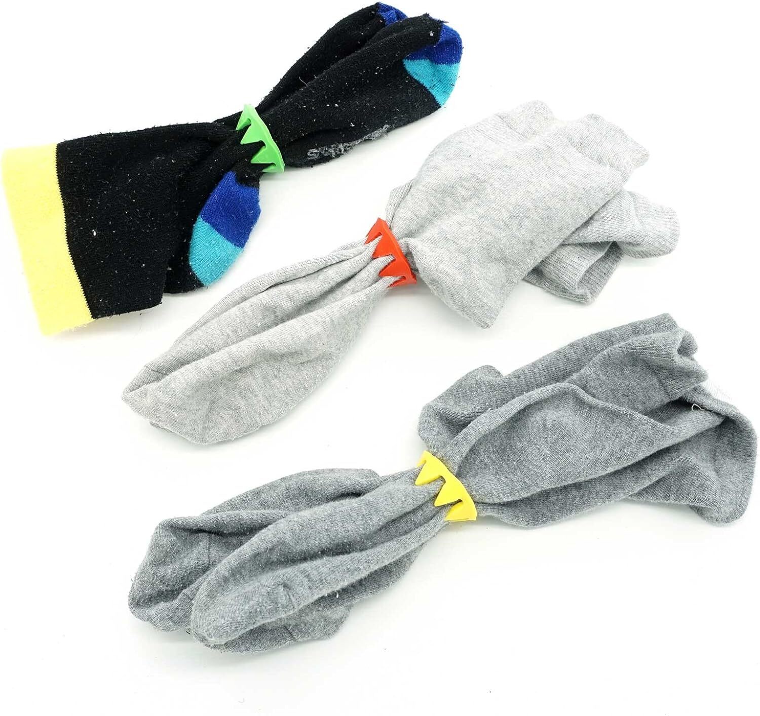 Cooplay Sock Holders Stockings Ring Clip Locks Washing Sorters 4 Color Random
