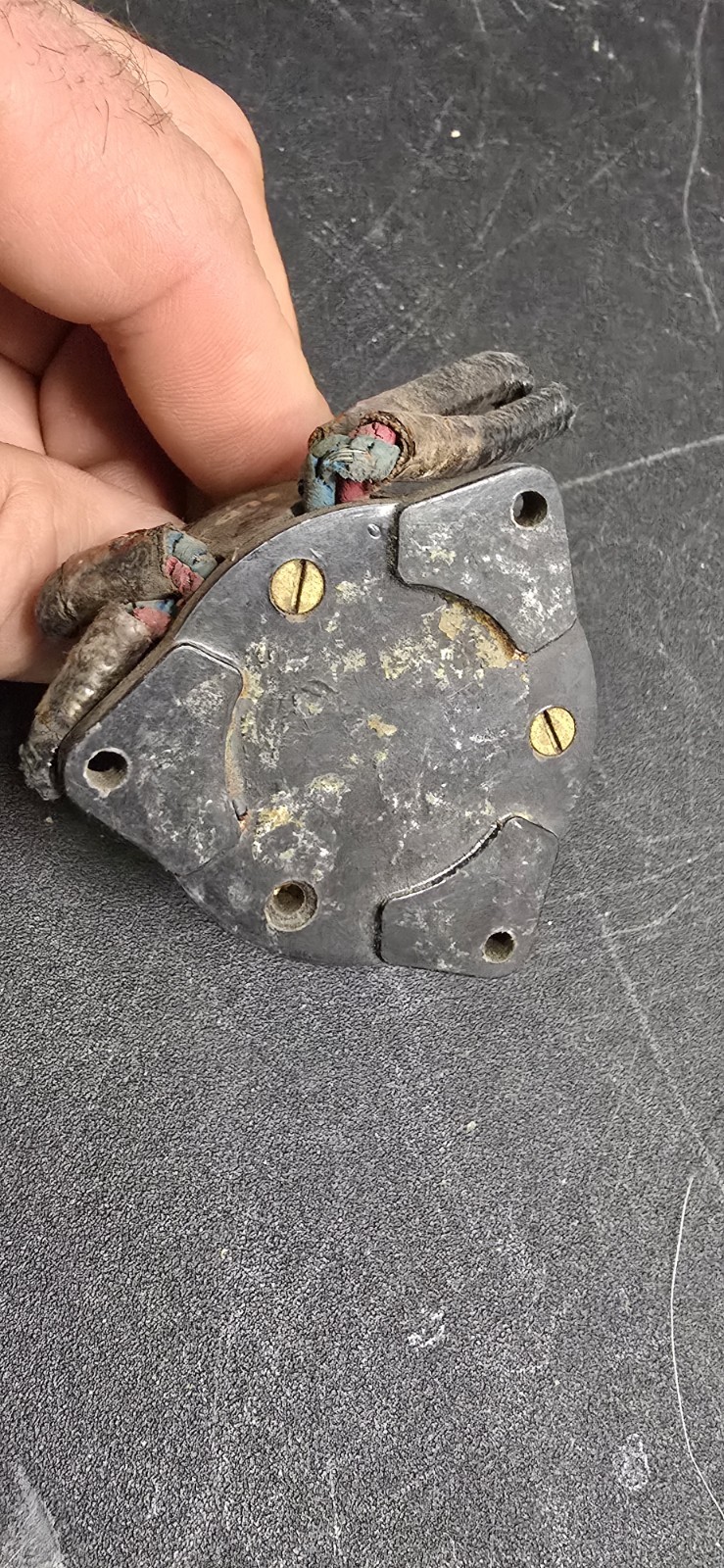 Vintage Rotary Dimmer Switch ON/OFF Panel Mount Ref No 5D124 As-Is