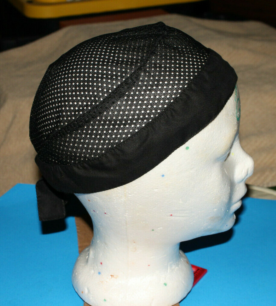 Daytona Head Wrap Mesh Motorcycle Du-Rag Doo Rag Skull Cap