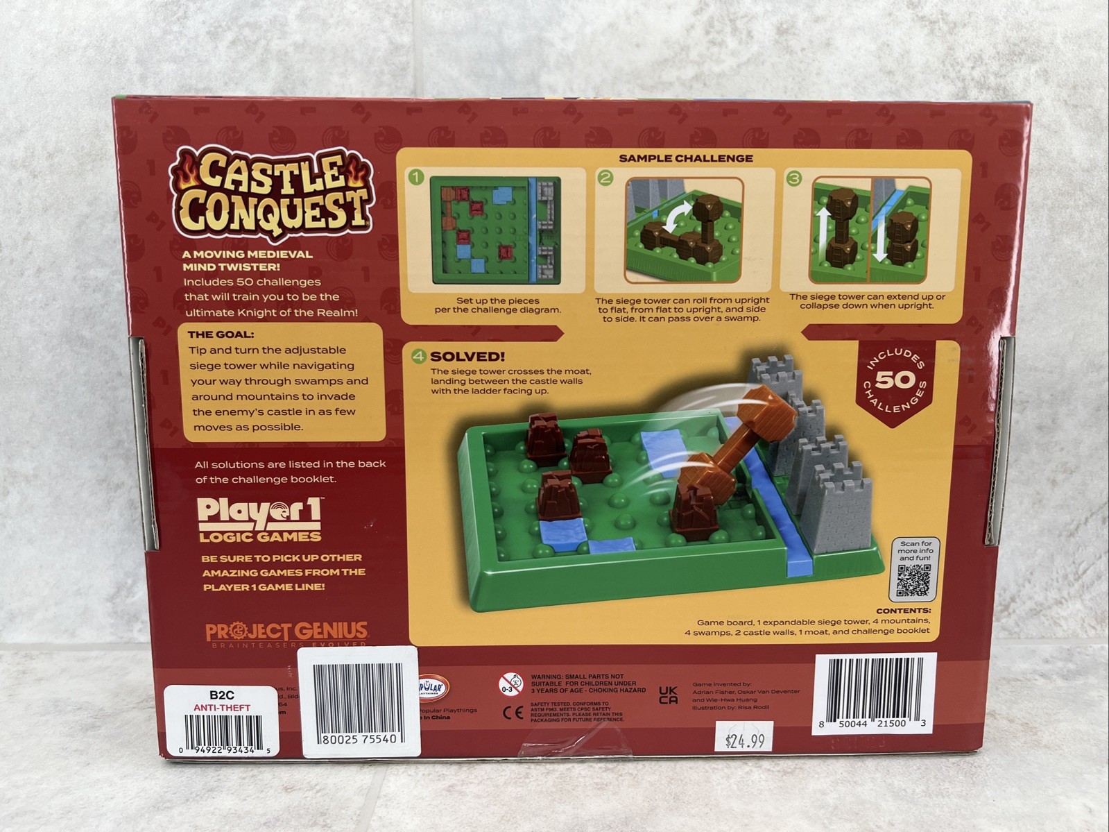 Castle Conquest - Single Player Logic Game, 50 Challenges Player1 - Medieval New