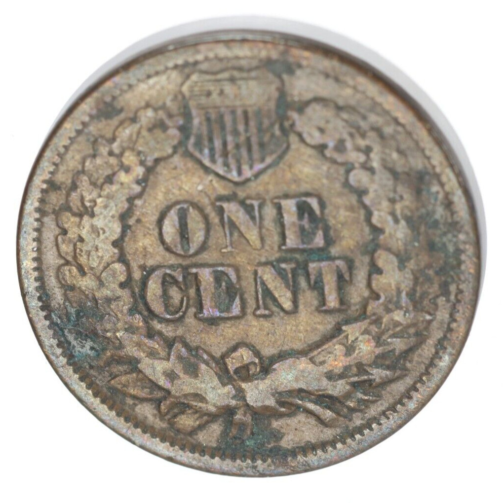 1864 Indian Head Cent 1C Pointed Bust