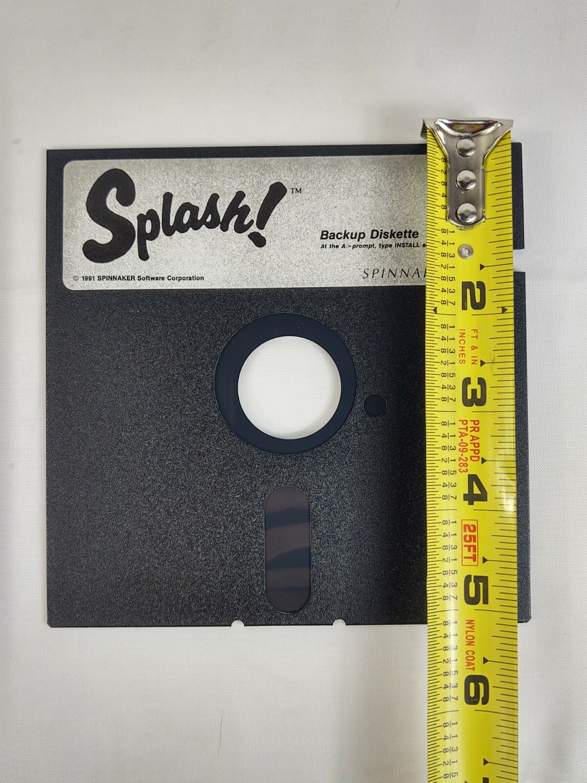 Vintage 91 Spinnaker Software Corporation Splash! Backup Diskette Computer Disk