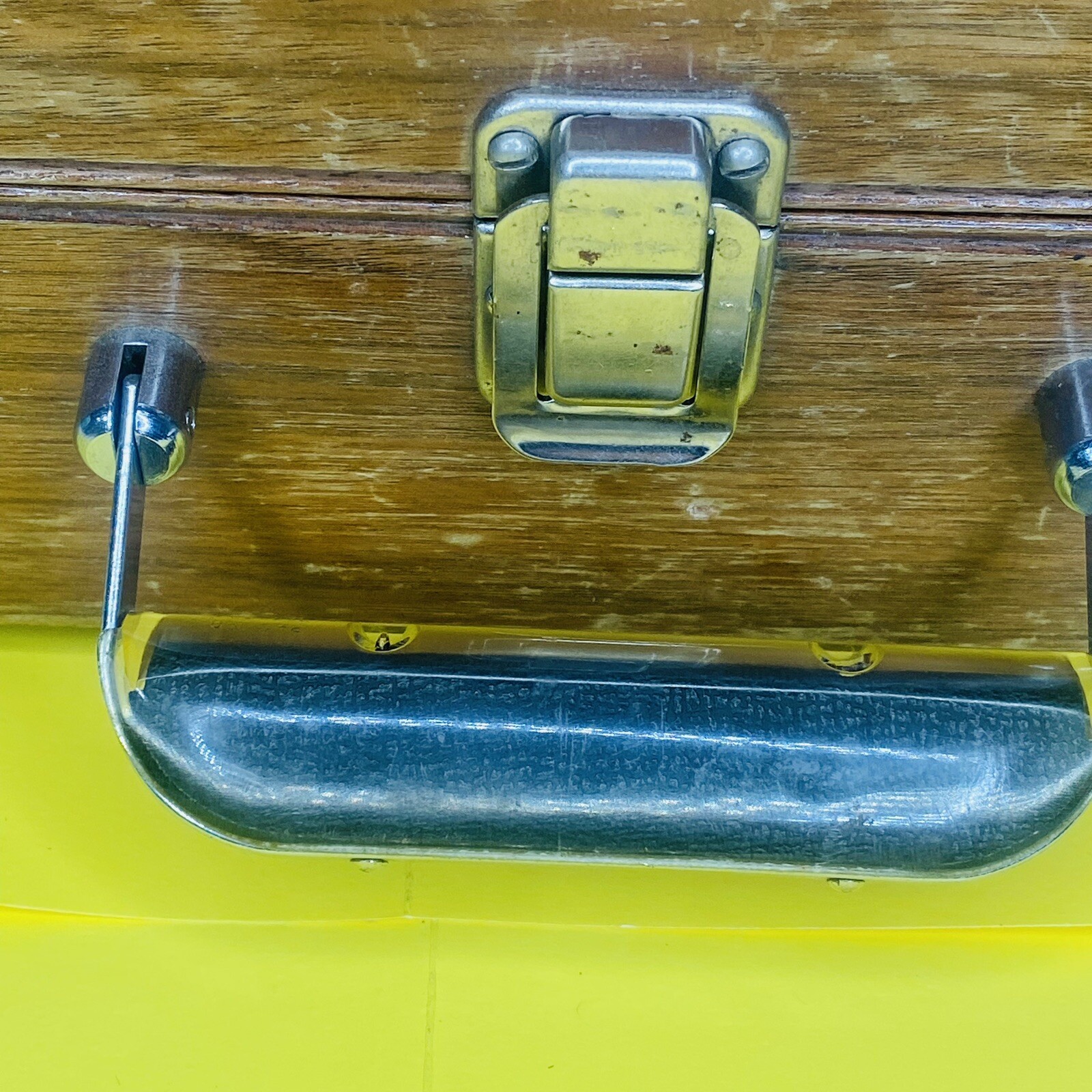 Vtg ALNOR PORTABLE PYROMETER TYPE 4200 ILLINOIS TESTING LABS Untested Wood Box