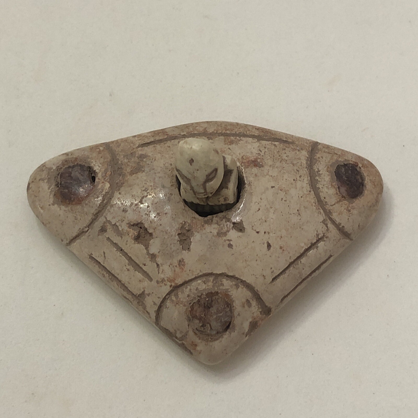 Ancient Extraterrestrial Alien Spaceship w/ Astronaut Figurine