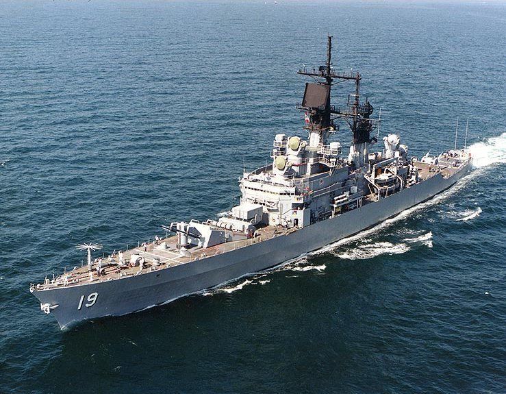 USS DALE 8X10 PHOTO CG-19 NAVY US USA LEAHY CLASS CRUISER SHIP