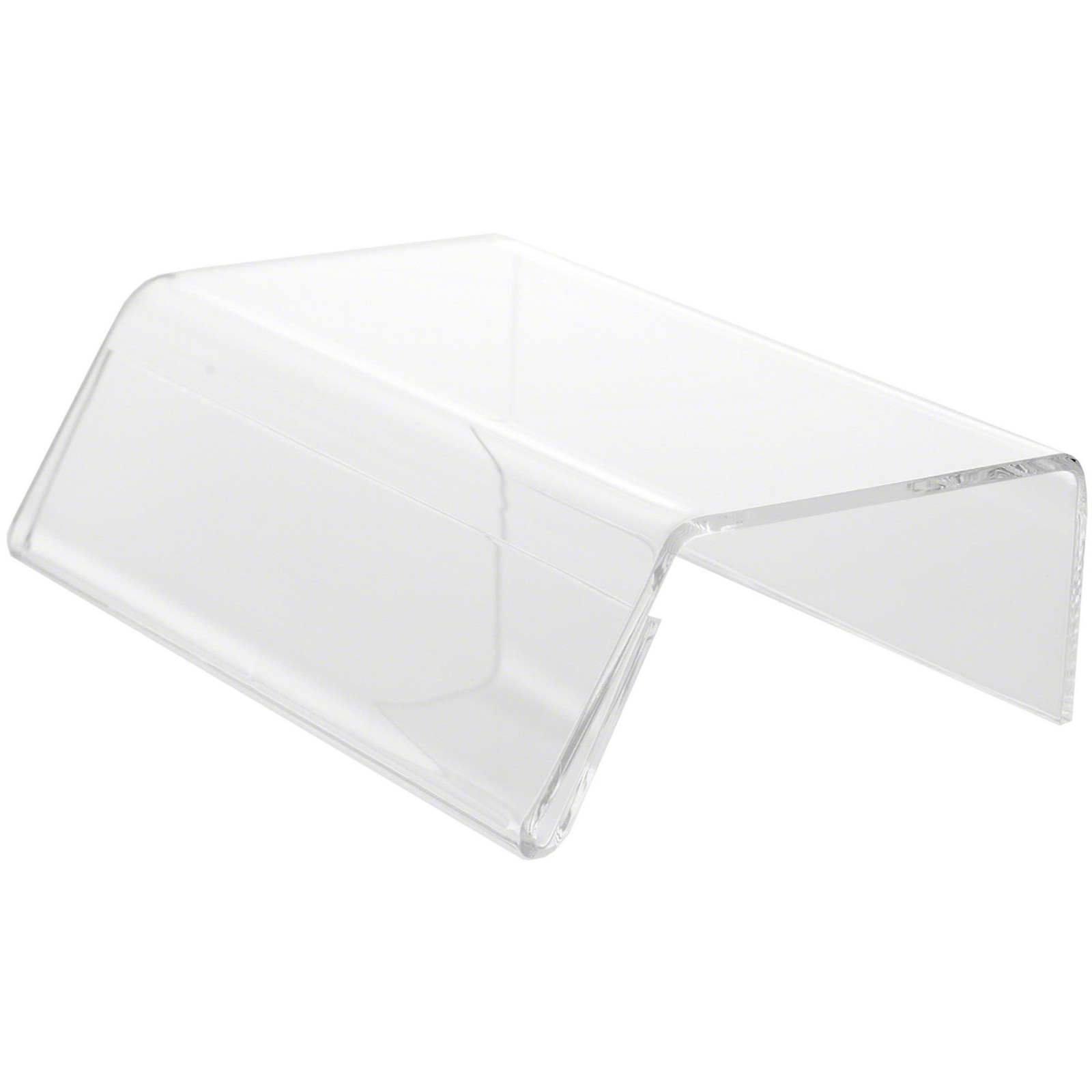 Plymor Clear Acrylic Sign-Holder Riser 1.75" H x 6" W x 4.25" D (1.5" x 6" Sign)