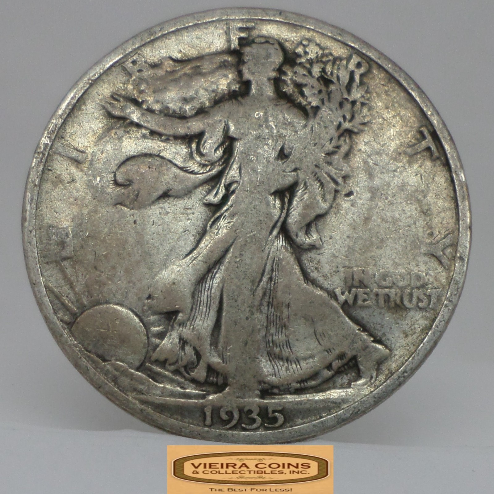 1935 Walking Liberty Half Dollar, 90% Silver - #C59112NQ