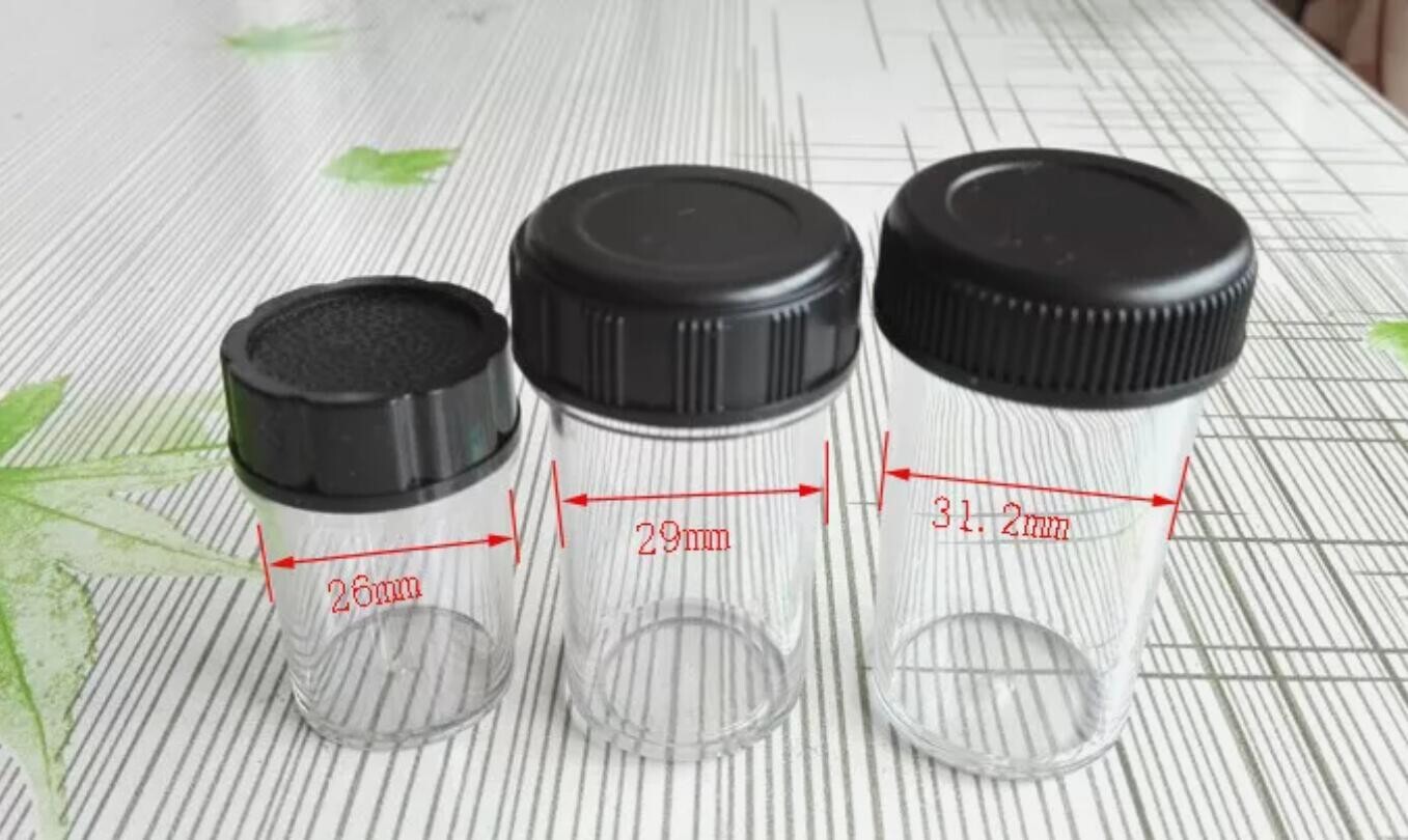 Microscope Objective Lens Protection Box RMS Thread Microscope Plastic Lens Box