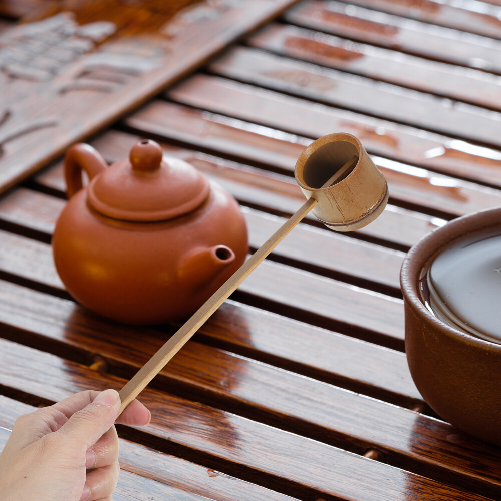 Japanese Water Ceremony Ladle Serving Bamboo Spoon