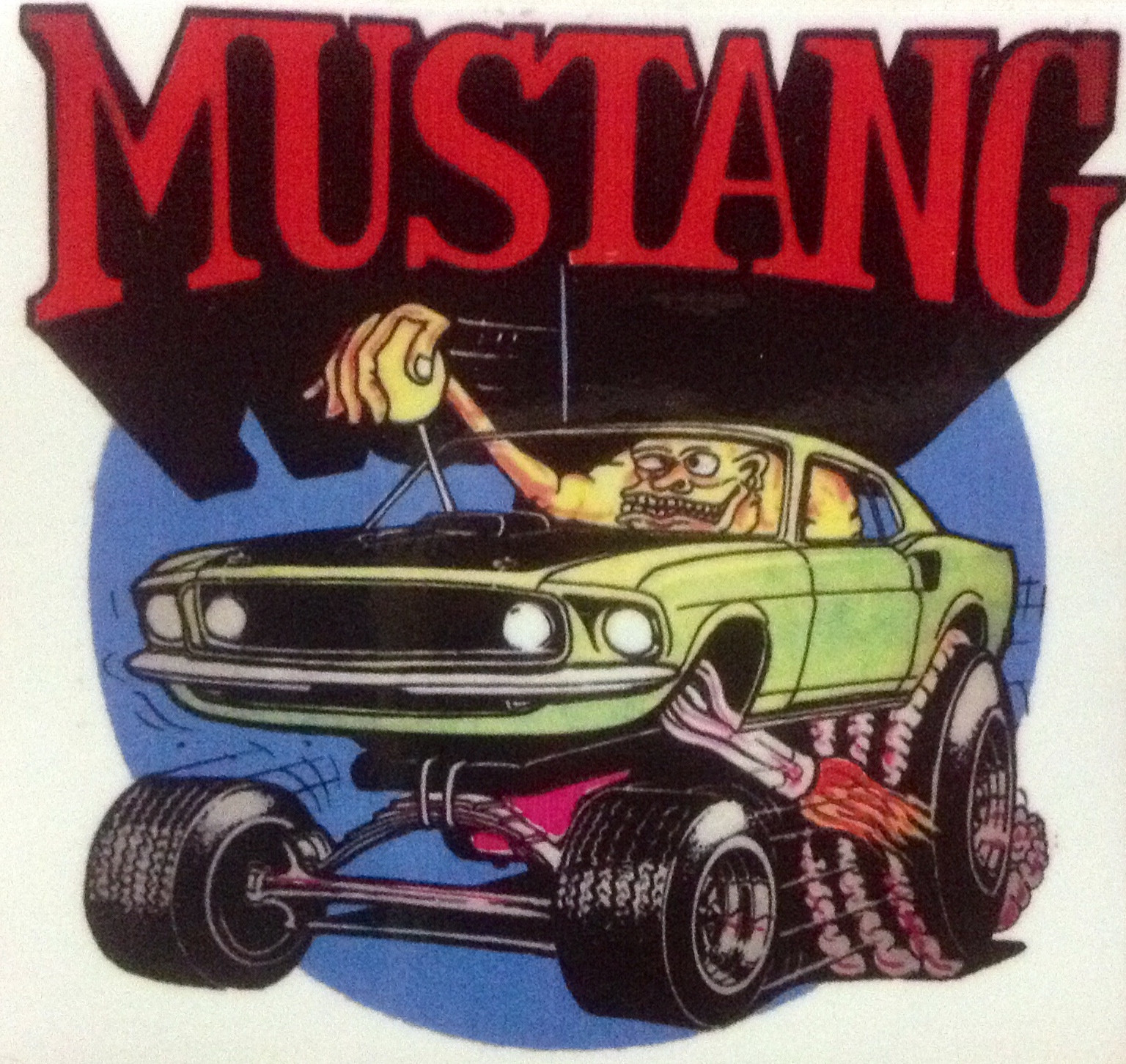 FORD  MUSTANG HOT ROD RAT FINK BIKER  MOTORCYCLES TOOLS GUNS STICKER