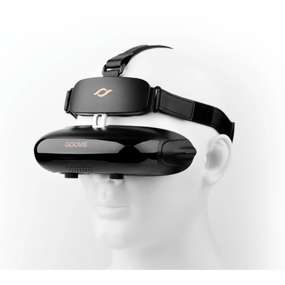 Goovis Head Mounted Theater Comfort Headband New Decompression Black