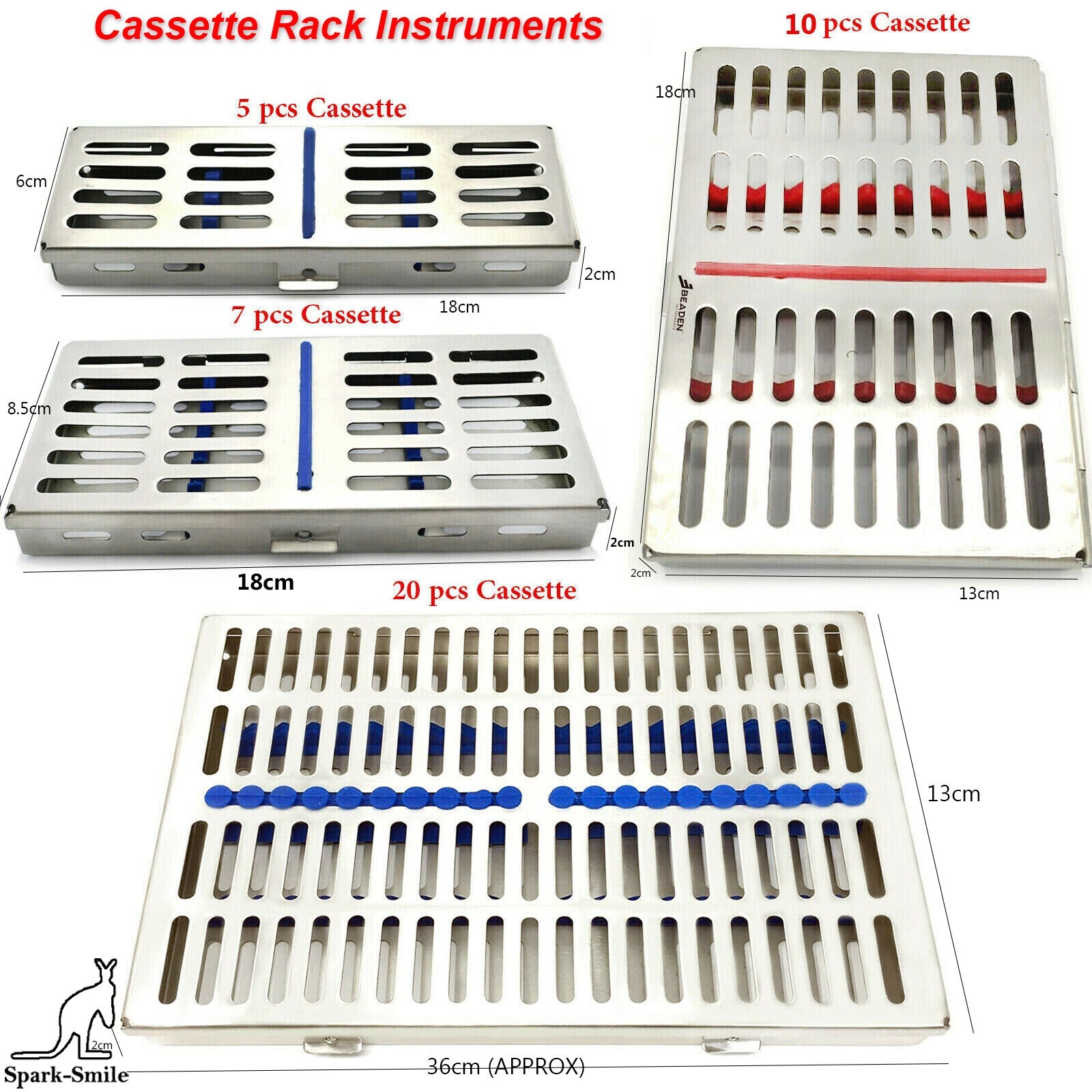 Dental Rack Box  Sterilization Cassettes Tray Surgical Restorative Instruments